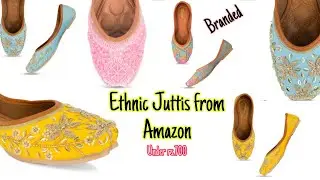 Festive Jutti &bull; Colorful Juttis from Amazon 🌼 #amazon