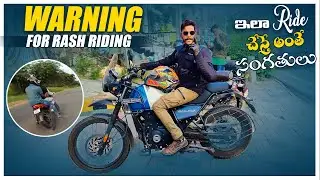 Warning for Rash riding || Royal Enfield one ride 2021 || Ride With Vj