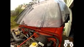 Installing a Transparent  Lexan Hood on a Jeep Wrangler