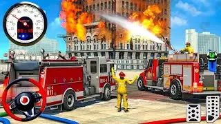 Real Fire Truck Driving Simulator 2026 - New Fire Fighting Fireman's Daily Job - Android GamePlay