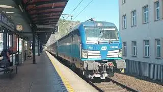 Hlášení velmi zpožděného vlaku EC 173 Hungaria Ústí nad Labem hl.n + přečíst popis videa