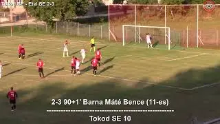 Barna M&aacute;t&eacute; Bence 2. g&oacute;lja - Tokod SE &ndash; Etei SE 2-3 (0-1)