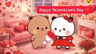 Bubu Dudu's Valentine's Day ❤💍 |Bubu Dudu||Peach Goma||Milk Mocha||Bear Panda||Valentine's Day|