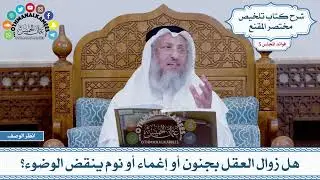 225 - هل زوال العقل بجنون أو إغماء أو نوم ينقض الوضوء؟ - عثمان الخميس