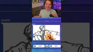 Sanji animated by pros in Gartic Phone.