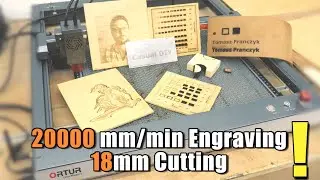 Ortur Laser Master 3 Review Plus Testing | Cutting 18mm & 20000mm/min Engraving