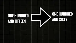 How to Pronounce the Numbers &lsquo;One Hundred And Fifteen to One Hundred And Sixty&rsquo; in English