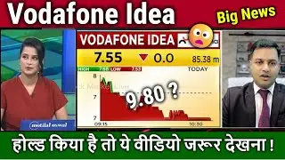 Vodafone Idea share Latest news,Buy or SELL,kya karen ?,analysis,vi share News,target 2025