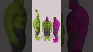 red hulk vs green hulk #shorts