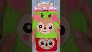 Forest Animals Quiet Book Tutorial: Crafting Sensory Delights for Babies!