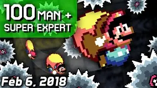 [SimpleFlips] Super Mario Maker: 100 Man Expert & Super Expert [Feb 6, 2018]