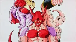 Drawing JANEMBUU | Janemba & Super Buu FUSION | Dragonball Z | TolgArt