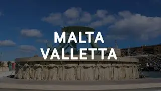 Malta Walk in Valletta  in Summer Heatwave  2022