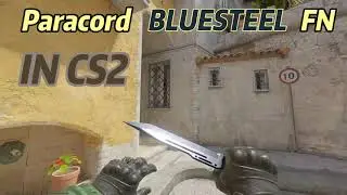 CS2 | ★ Paracord Knife | Blue Steel (Factory New) Inspect and Animation | In Game