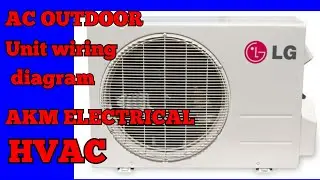 AC out door wiring diagram.split ac outdoor wiring diagram