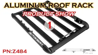 Universal aluminium roof rack measuring 50