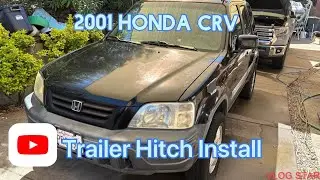 2001 Honda CRV RD1: Trailer Hitch Install