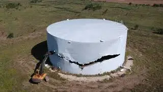 SCRAP METAL SOLUTIONS TANK DEMOLITION!