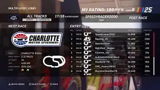 Xfinity Race 1, Charlotte! Next Gen Racing League, NASCAR25 on PlayStation!