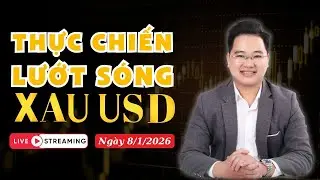 LIVESTREAM TRADING Thực chiến lướt s&oacute;ng v&agrave;ng ng&agrave;y 8/1/2026. #xauusd #forex