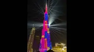 dubai burj khalifa light show