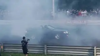 Mustang burnout gone COMPLETELY wrong