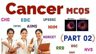Cancer MCQ | Oncology MCQ | Nursing questions and wnswers | RRB staff nurse exam | Part 2