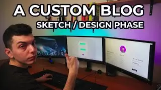HOW I'M CREATING A CUSTOM BLOG - Sketch / Design Phase (as a web developer) Part 1