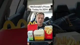 Цены в Макдоналдс сейчас и в 2014 году 🤯