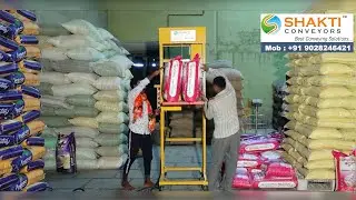 BAG LIFTING MACHINE 2.0 (CALL: +91 7558246421) BY SHAKTI CONVEYORS PUNE