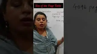 Page table size;  Complete video in the playlist