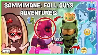FINISHING THE BATTLEPASS ! MASTER CHIEF UNLOCKS CUTE CAPYBARA !👑 [ FALL GUYS ] x [ SAMMIMANE ]