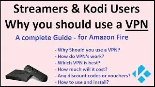 The Best VPN for Kodi Streamers - Explained - Installed - Discounted -  Amazon Fire TV/Stick