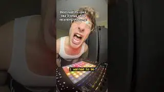 Destroying my voice for a song: #electropop #poppunk #electropunk #electronicrock #bedroommusician