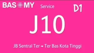 My Bas Bus Service J10 Route Visual (J10) | Tristan Tokbao (EP2)