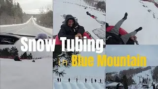 Vlog # 4: Our Snow Tubing Experience in Blue Mountain Ontario, Canada