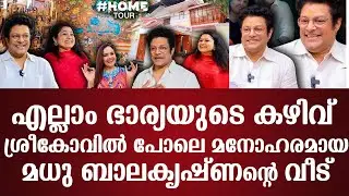 എല്ലാം ഭാര്യയുടെ കഴിവ് ശ്രീകോവില്‍ പോലെ മനോഹരമായമധു ബാലകൃഷ്ണന്റെ വീട്