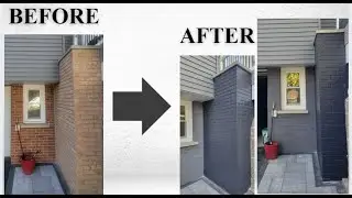 Smokey Blue Sol-Silicate Finish &ndash; Midwest Brick Stain Project