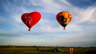 AERONUTS - Незабываемый вечерний полет на двух аэростатах.