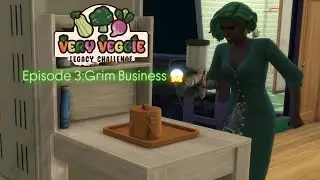 The Very Veggie Legacy Challenge|Generation Broccoli🥦 |Death Business 💀|Sims4|Ep 3|PS5