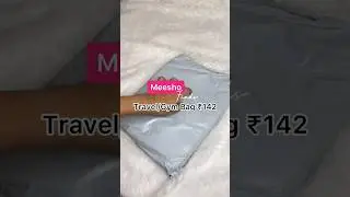 Travel/Gym Bag ₹142 #shortsindia #gymbag #travelbag #meesho #shorts #affordable #onlineshopping #yt