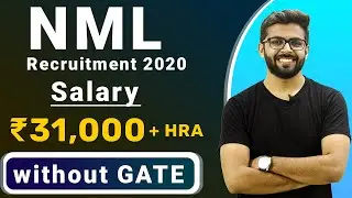 NML Recruitment 2020 | Salary ₹31,000 | Direct Interview | Without GATE | Latest Jobs 2020