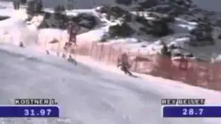 Isolde Kostner wins downhill (St. Caterina 2000)