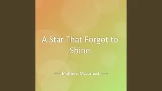 A Star That Forgot to Shine
