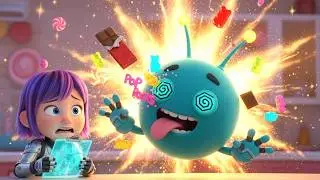 Cosmo Eats EXPLODING Candy?! 🍬 Earth Taste Test GONE WRONG!