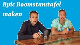 Epoxy boomstamtafel maken! | DIY Epoxy tafel maken