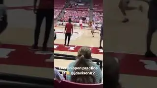 JD Davison Tries to Dunk on His Teammate During His First Practice at Bama 😱