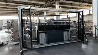 Finestrino elettrico scorrevole con due ante battenti -Electric sliding window with two hinged doors