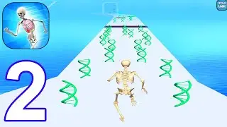 DNA Run 3D - Gameplay Walkthrough Part 2 - All Levels 8-14 (Android, iOS)