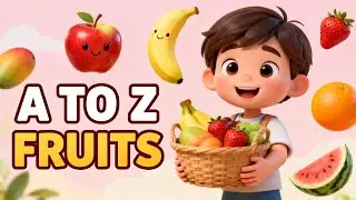 A to Z Fruit Song 🍎🍌 | Alphabet Fruits for Kids | Learn ABC with Fruits | Meball Kid's Channel